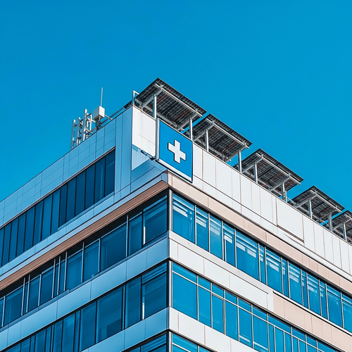 Paneles solares híbridos en hospitales